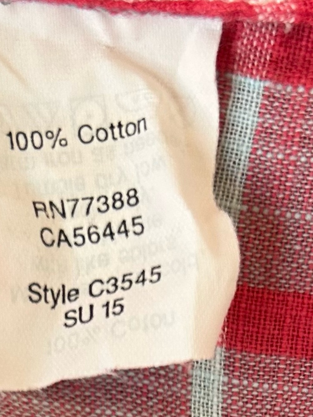 J. Crew Womens Red and Light Blue Plaid Button-Down Shirt, 100% Cotton Size XXS - Picture 5 of 6